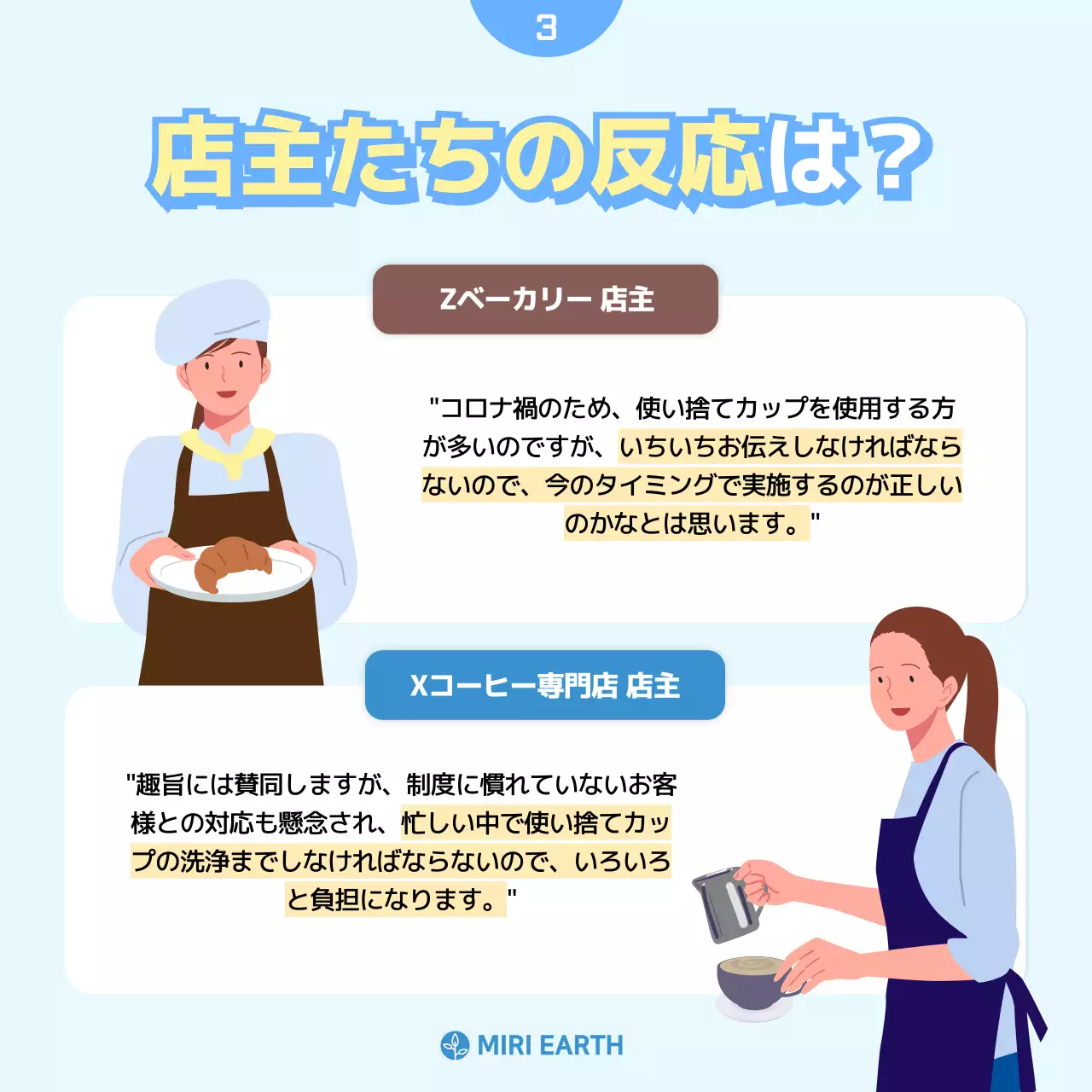 青 シンプル 環境保護 ポスター Instagram カルーセル