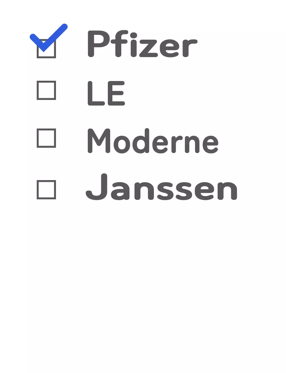 T-shirt bleu de vaccination