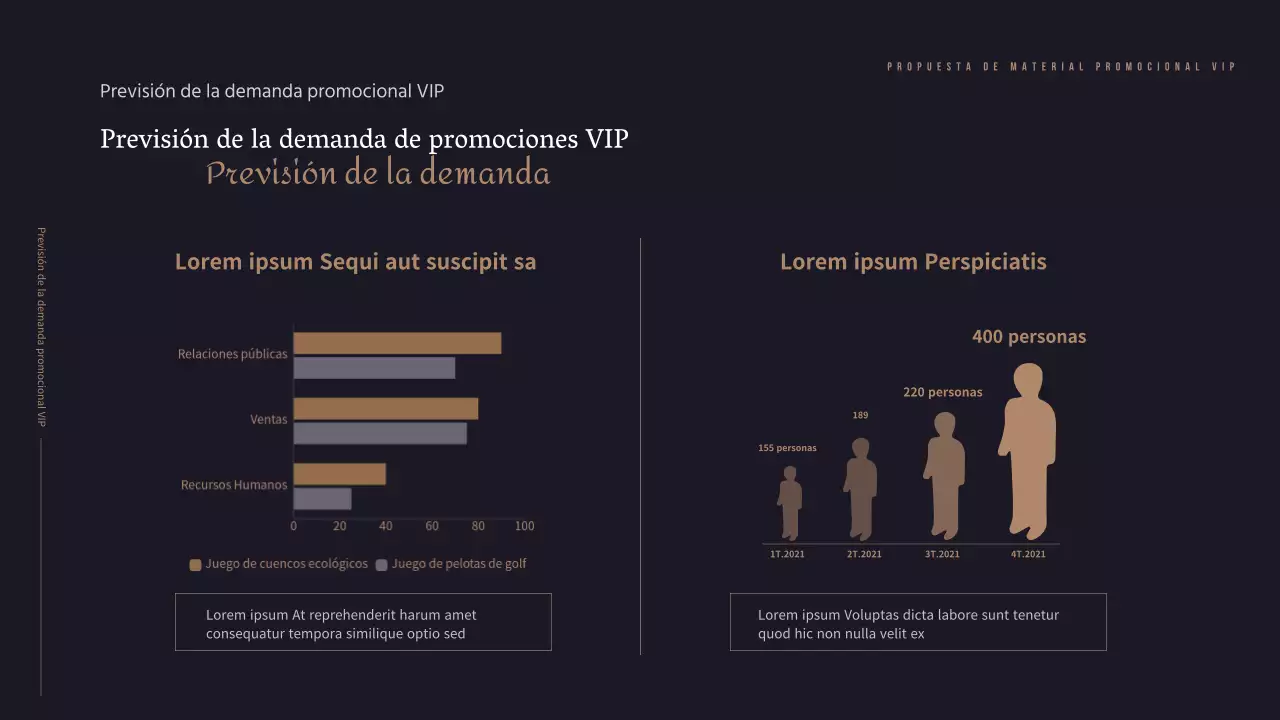 Los toques de oro y negro crean un ambiente lujoso.