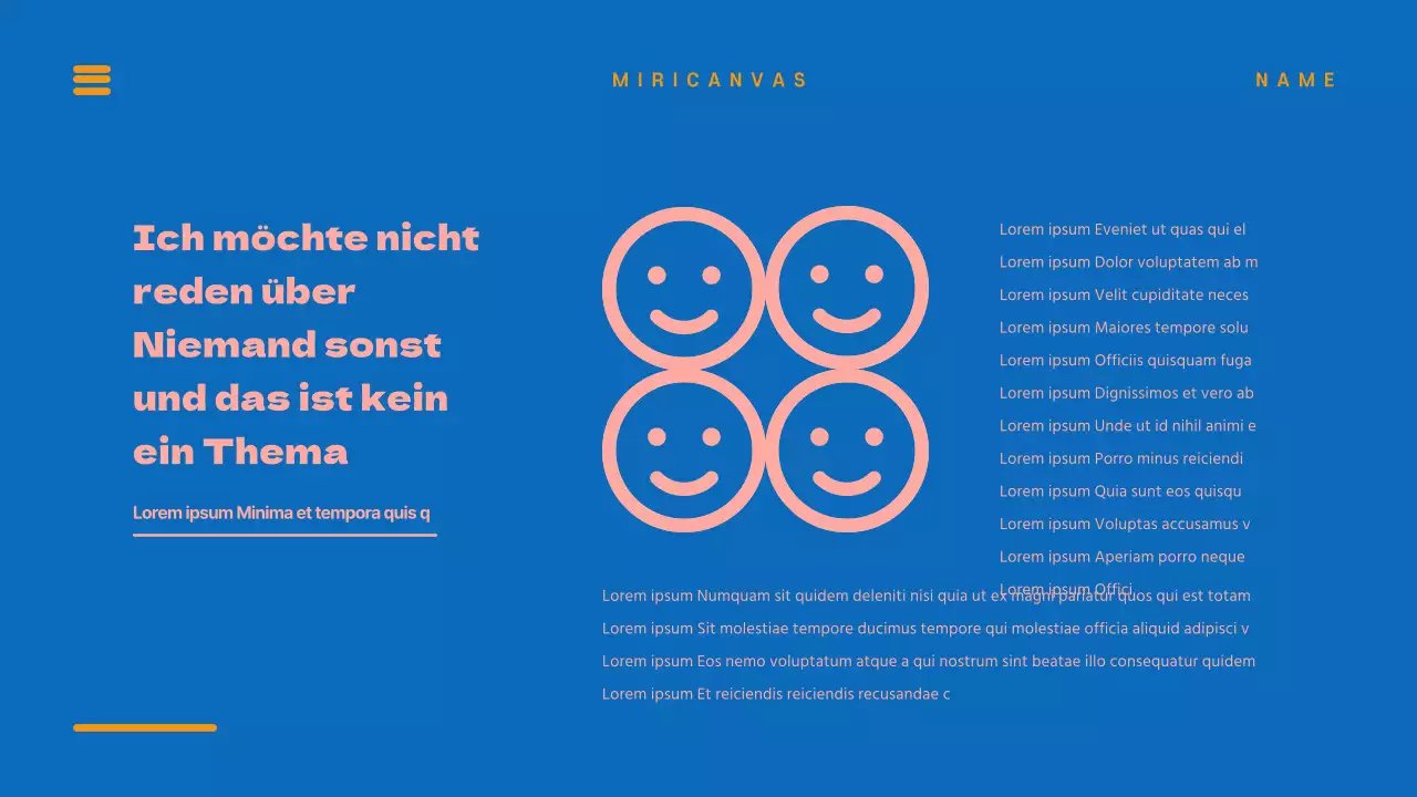 Einzigartige Präsentationen