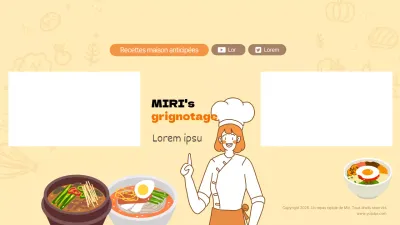 Orange Chef Delicious Cookbook YouTube Last Page