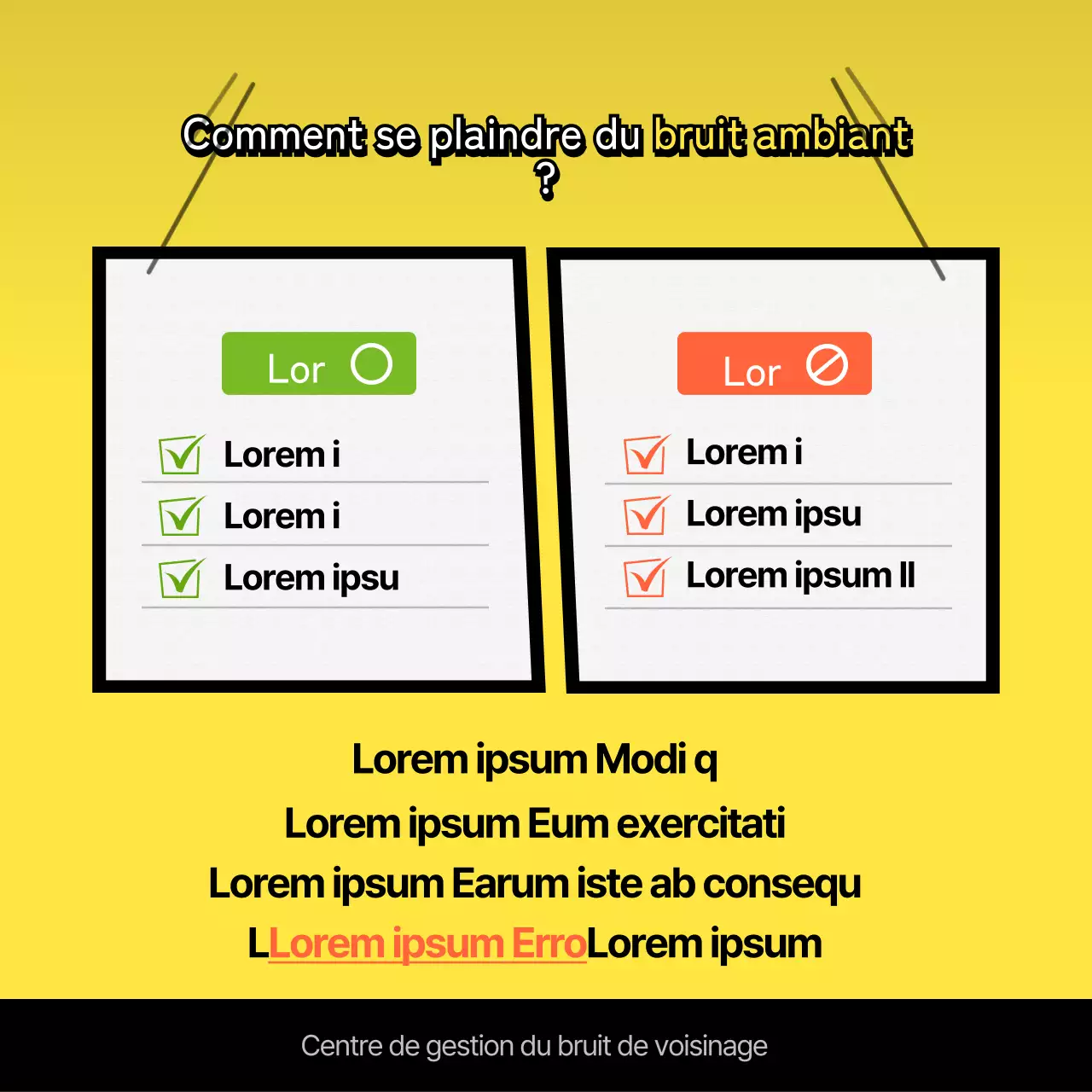 Comment gérer le bruit interstitiel avec des touches de bleu marine et d'orange ?