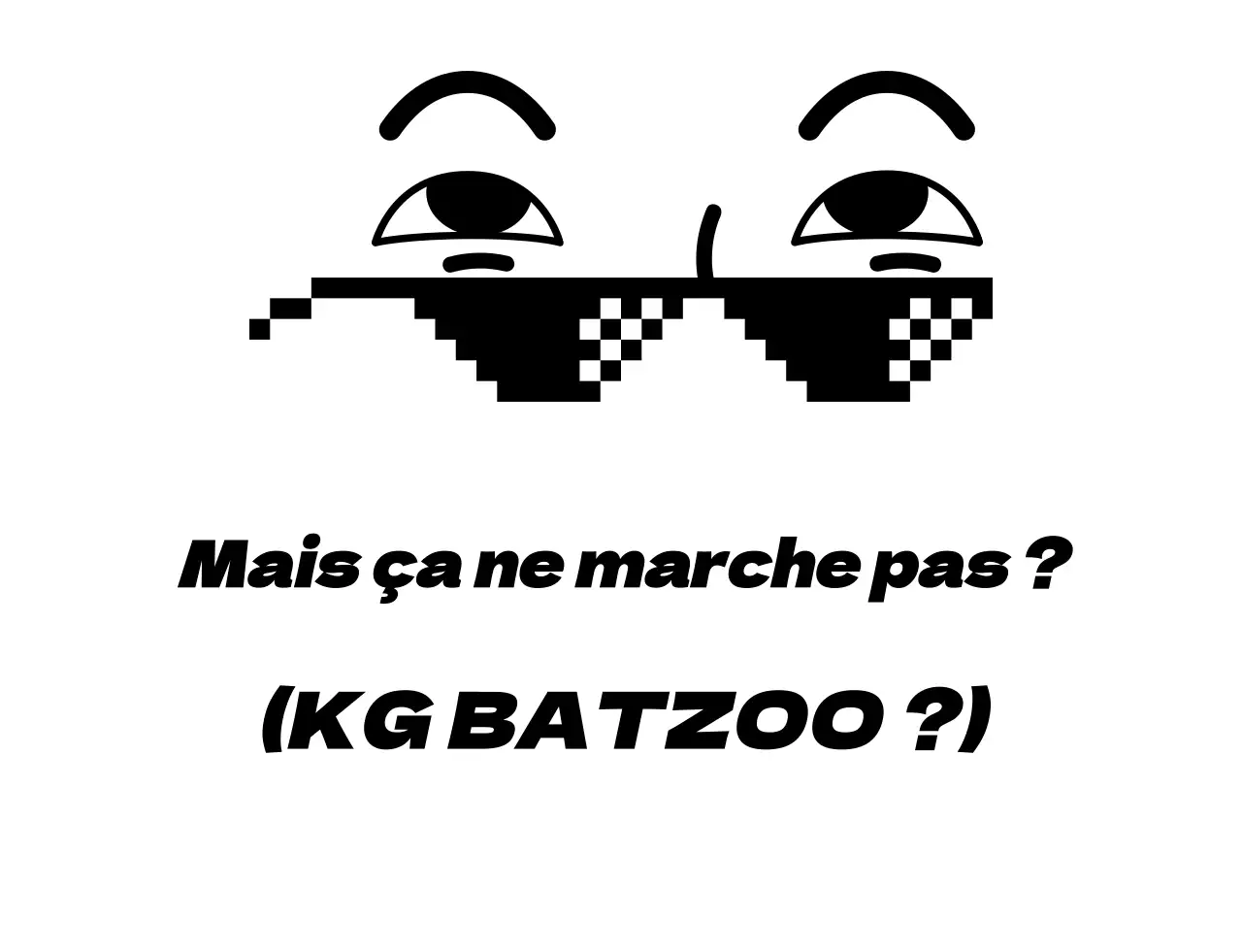 T-shirt de groupe scolaire avec lunettes à points noirs