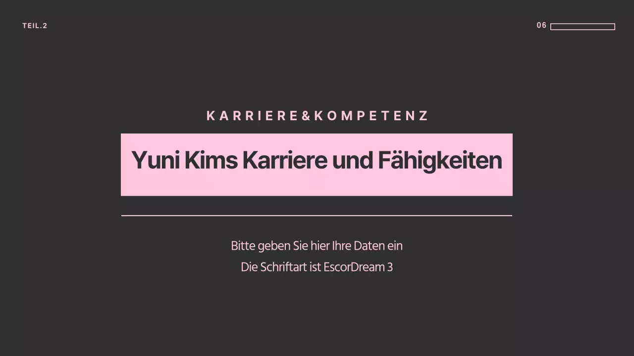 Einzigartige Präsentationen