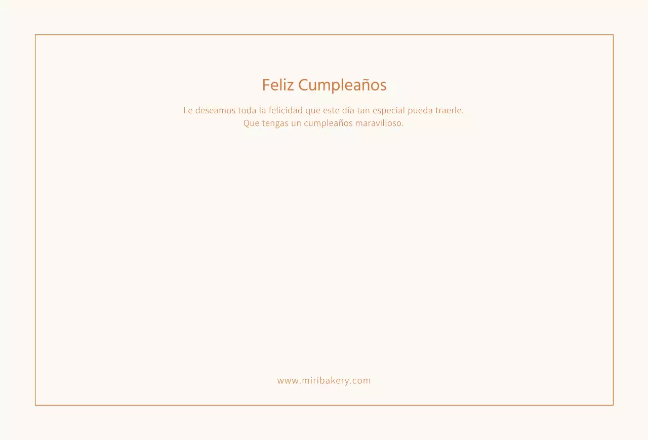 Postal de cumpleaños sencilla