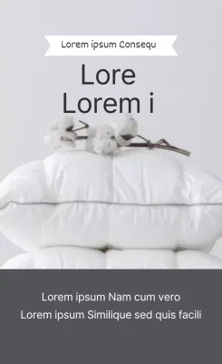 Liste de contrôle simple de la couette, avec photo, en gris