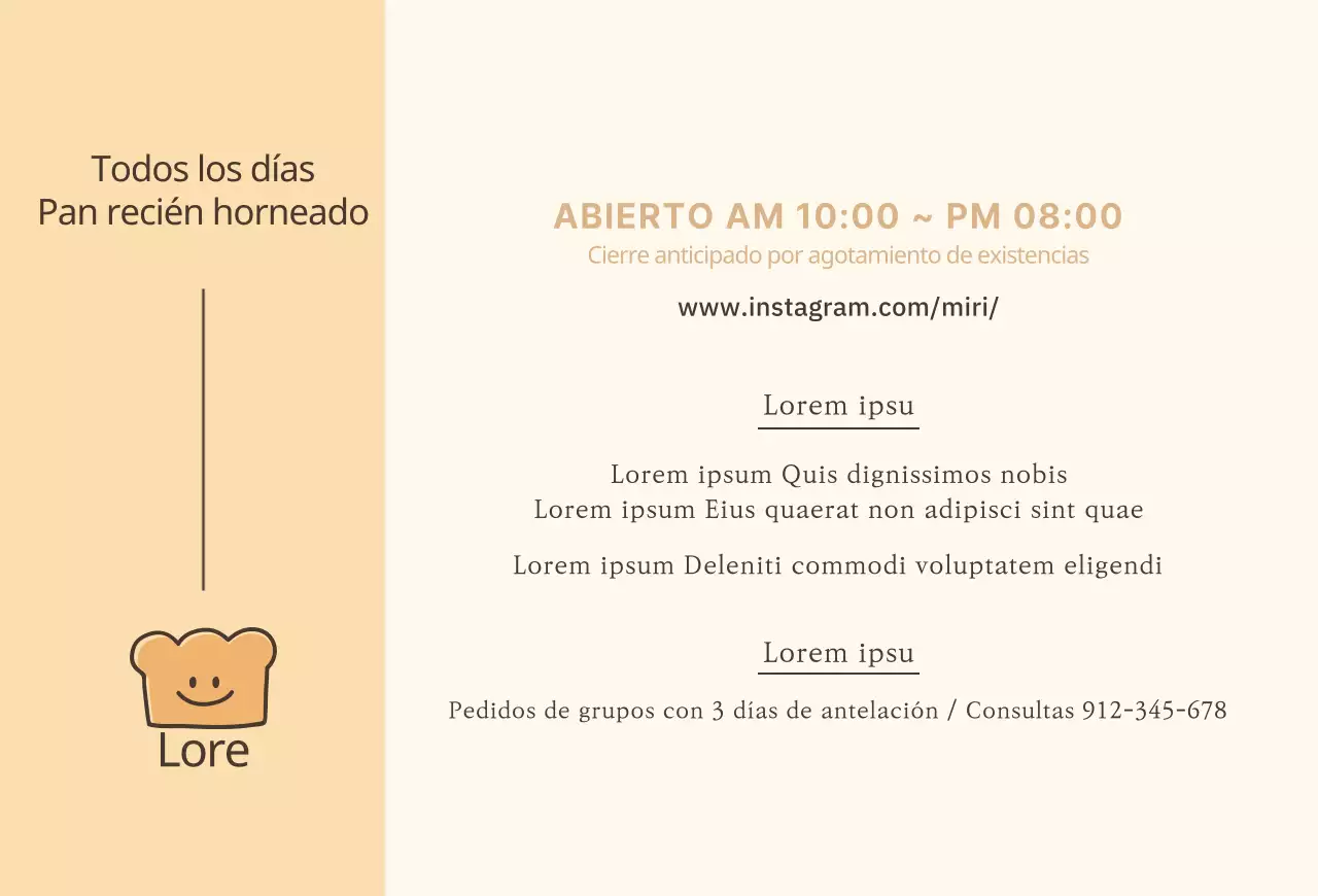 Panadería con panera