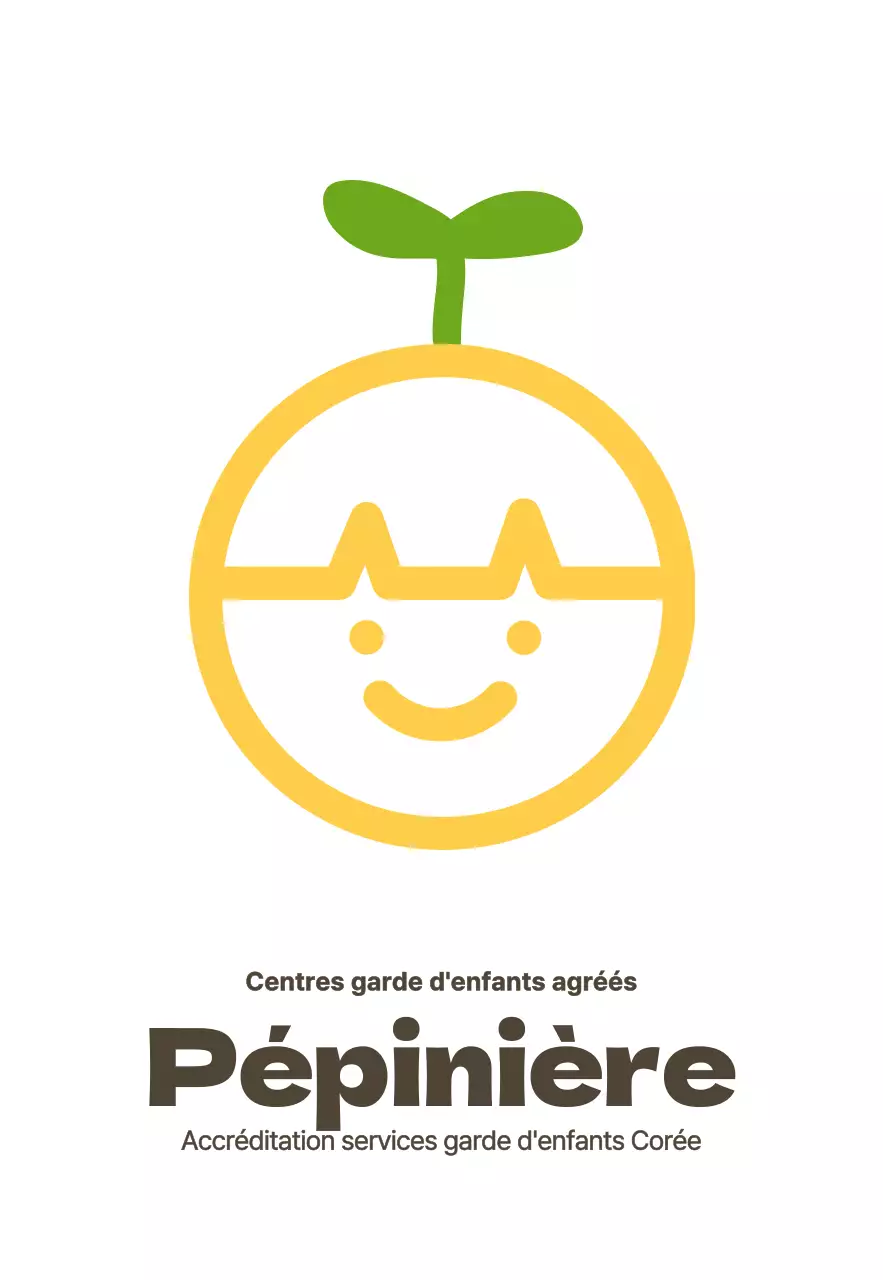 Panneau illustré simple et mignon pour la chambre d'enfant