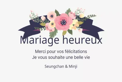 Joyeux mariage