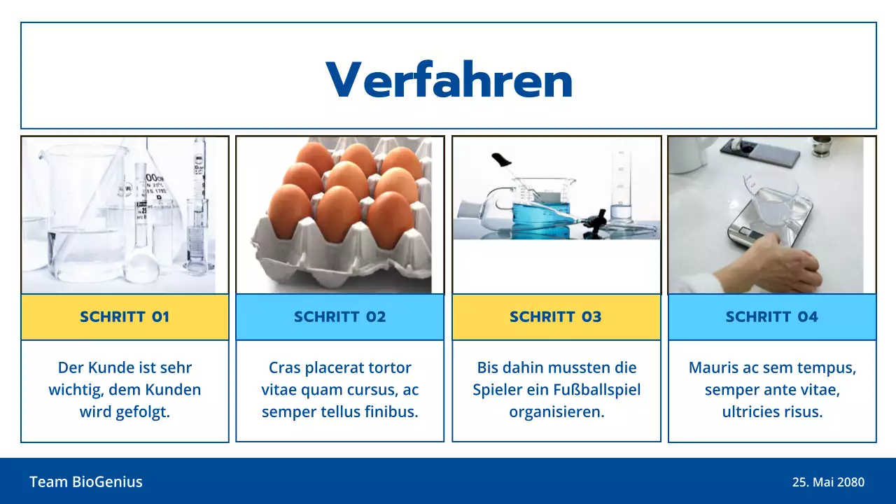 Hellblau und gelbe Linie Illustration sauber Wissenschaft Experiment Bildung Klasse Präsentationsthema