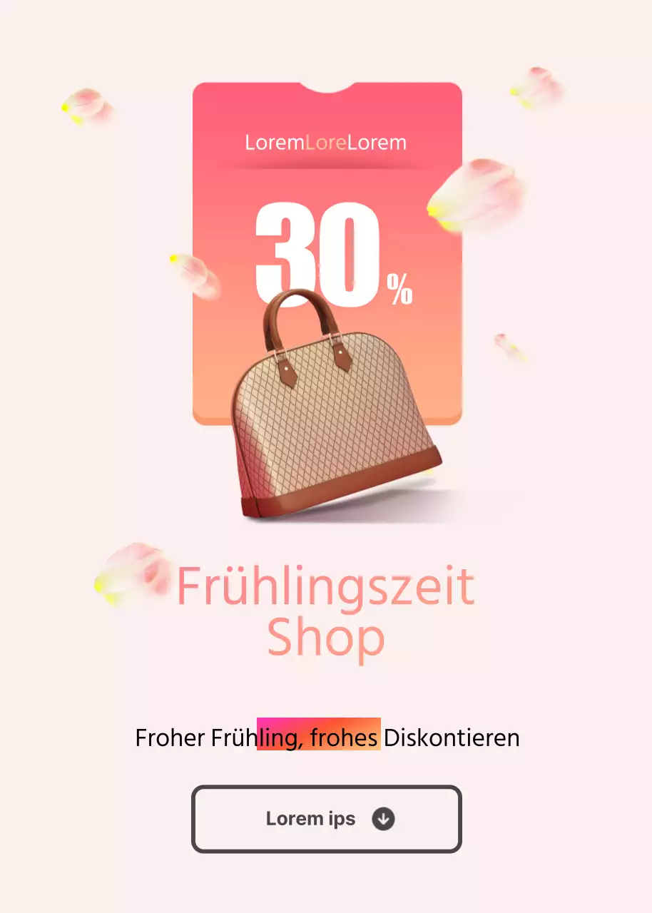 Einkaufen für den Frühling