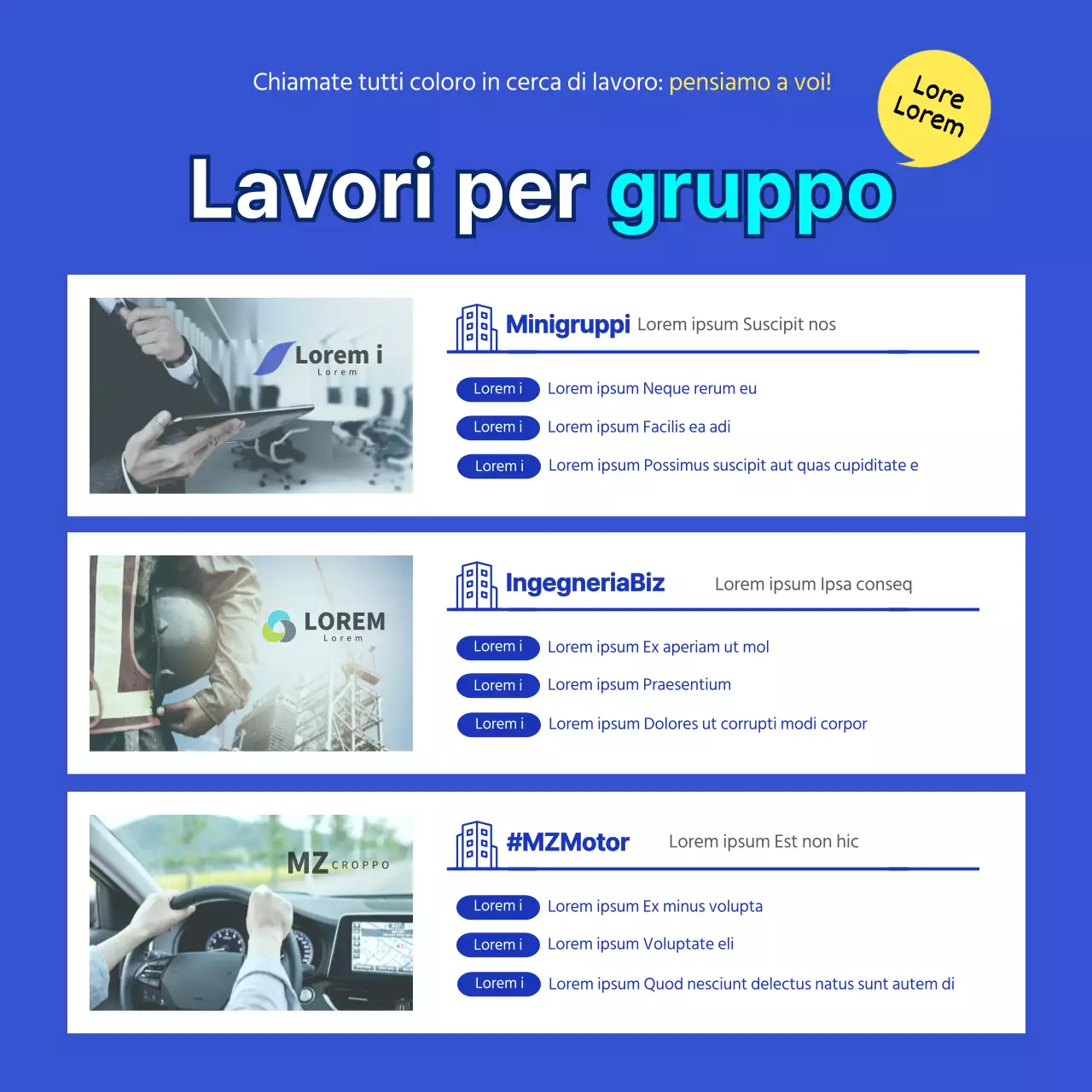La carta blu del lavoro Gen ZNews