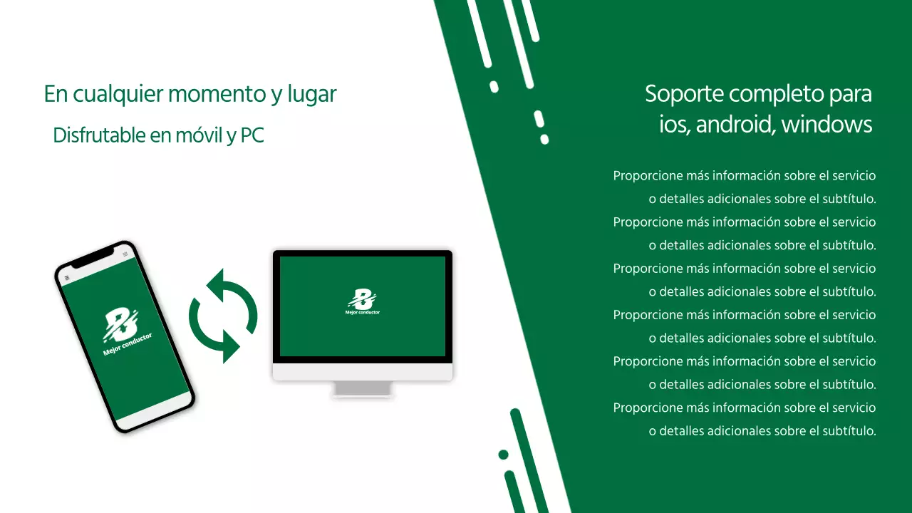 Guía de servicio verde, limpia y resistente