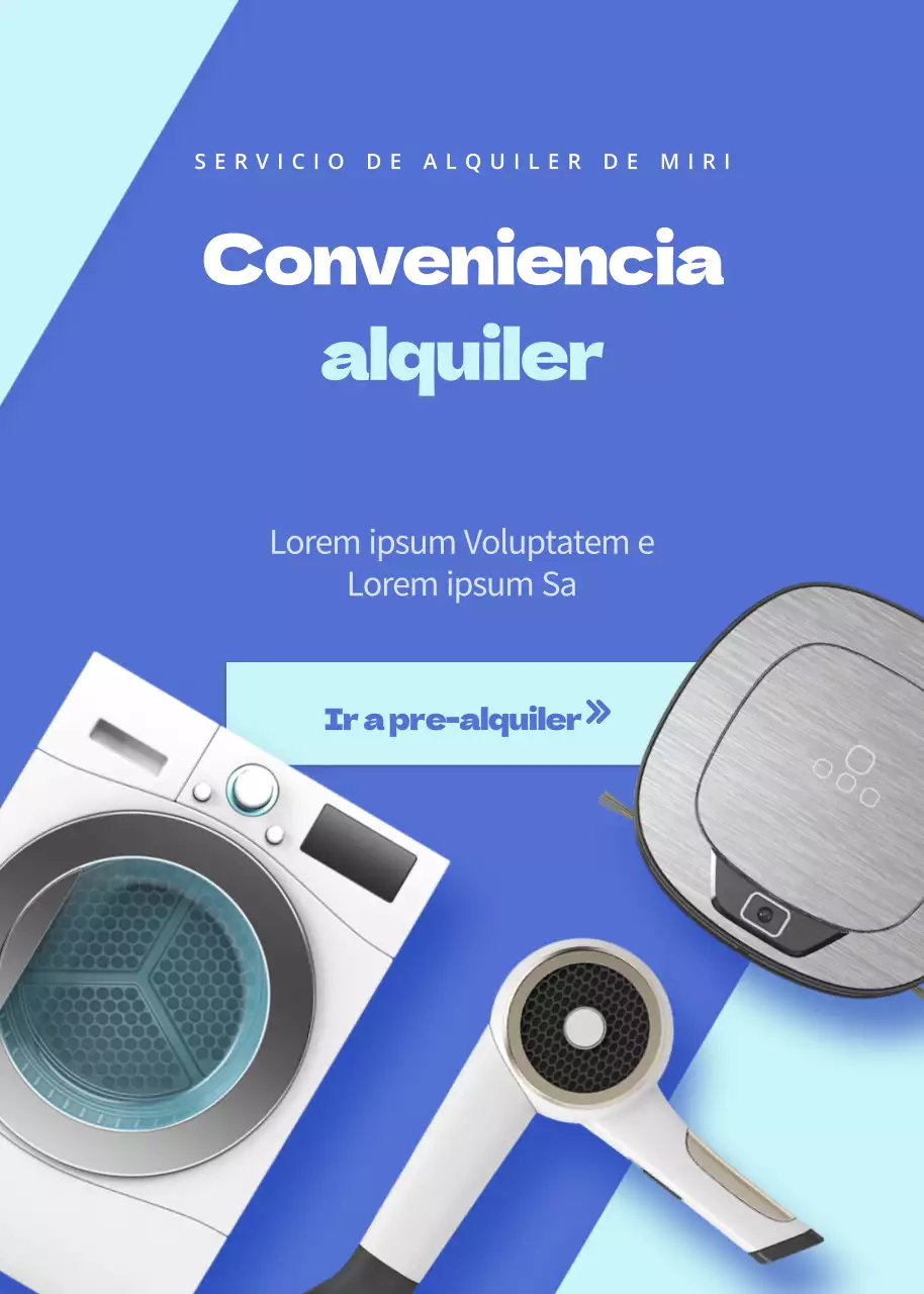 Alquiler de electrodomésticos