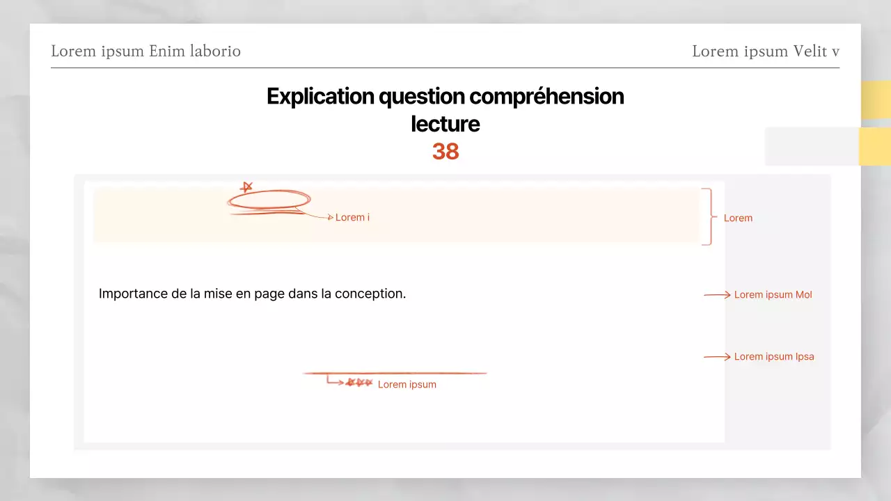 Réponses au test blanc et rouge de l'examen blanc et rouge