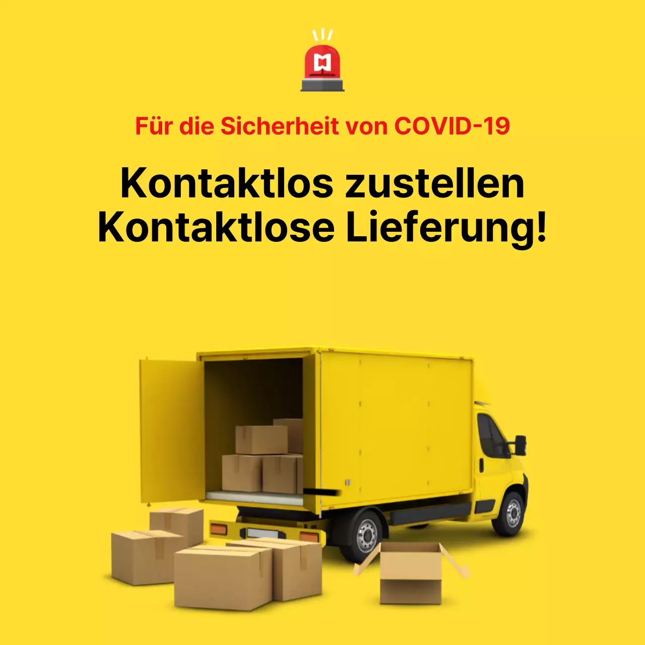 Kontaktlose Zustellung