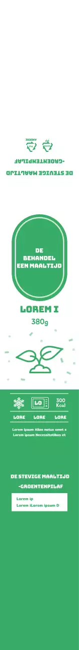 Groen Simpel Icoon Pilaf Lunch Box