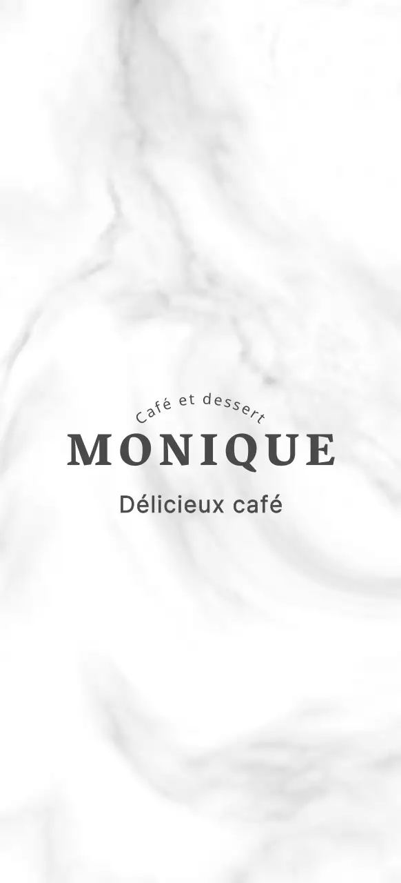 Style simple et épuré en noir pour promouvoir un café