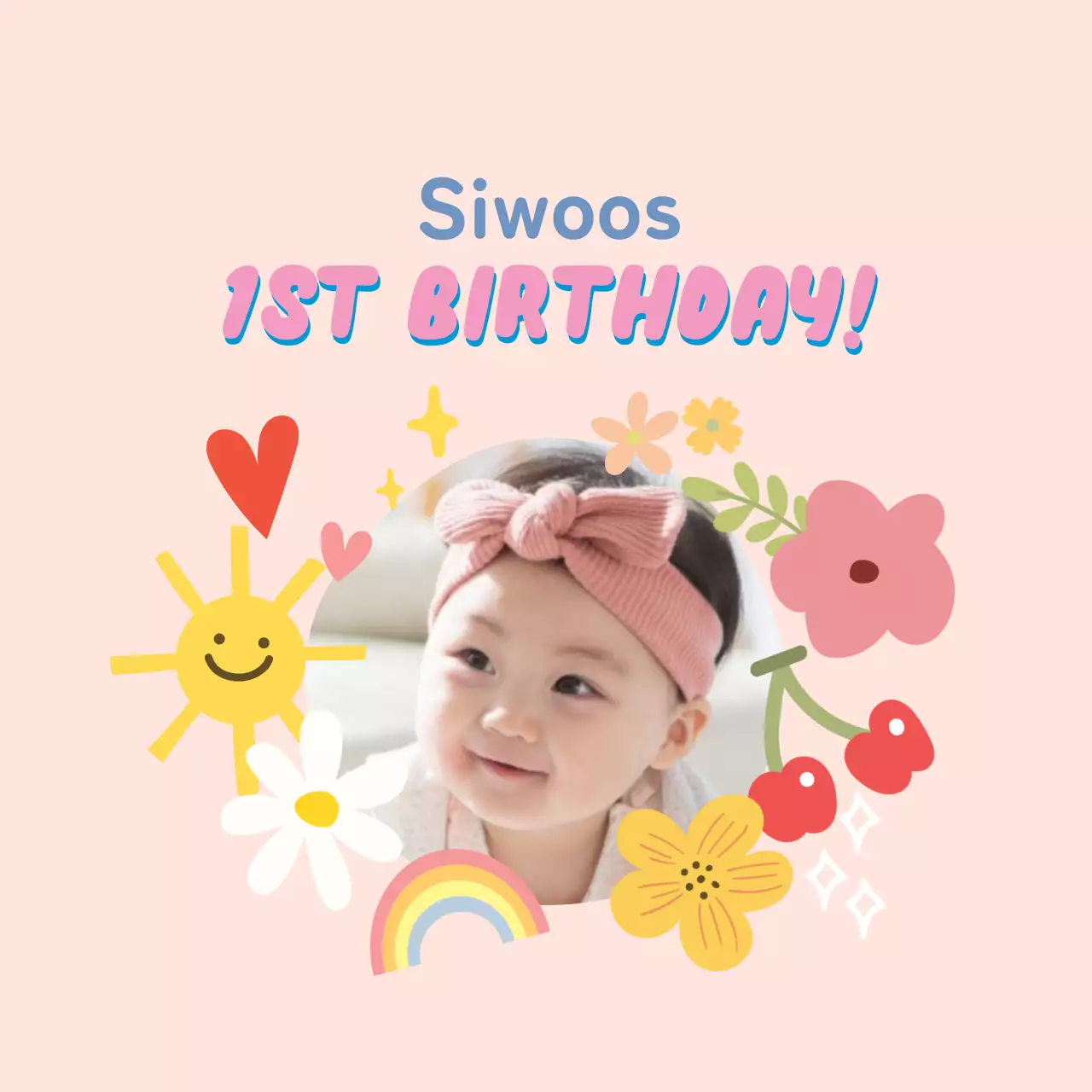 Niedliche Geburtstagskarte