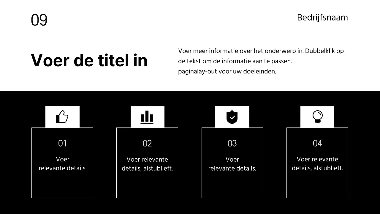 Verkoop bedrijfspresentaties