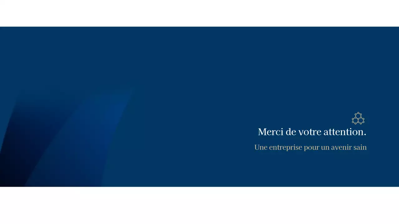 Thème d'entreprise pour les laboratoires bleus et bruns (présentation)