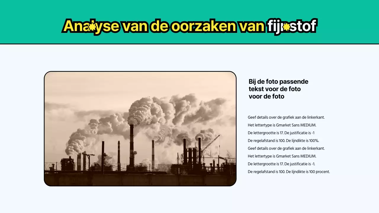 Milieubedeeltjes sjabloon