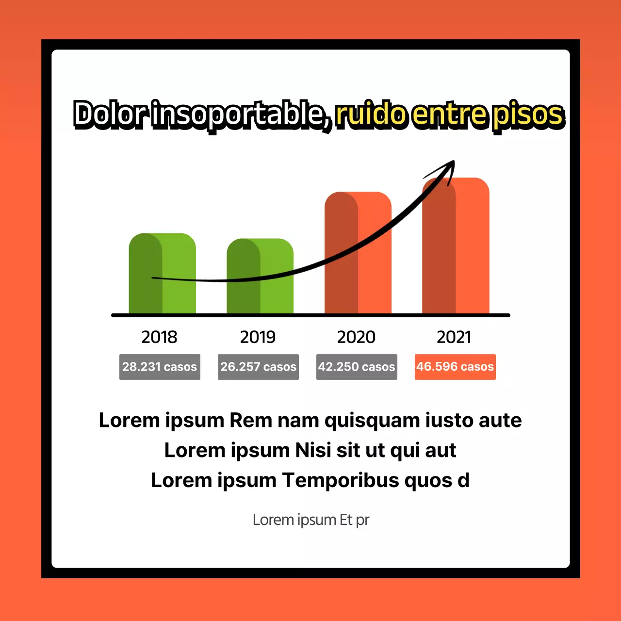 Cómo combatir el ruido intersticial con toques de azul marino y naranja