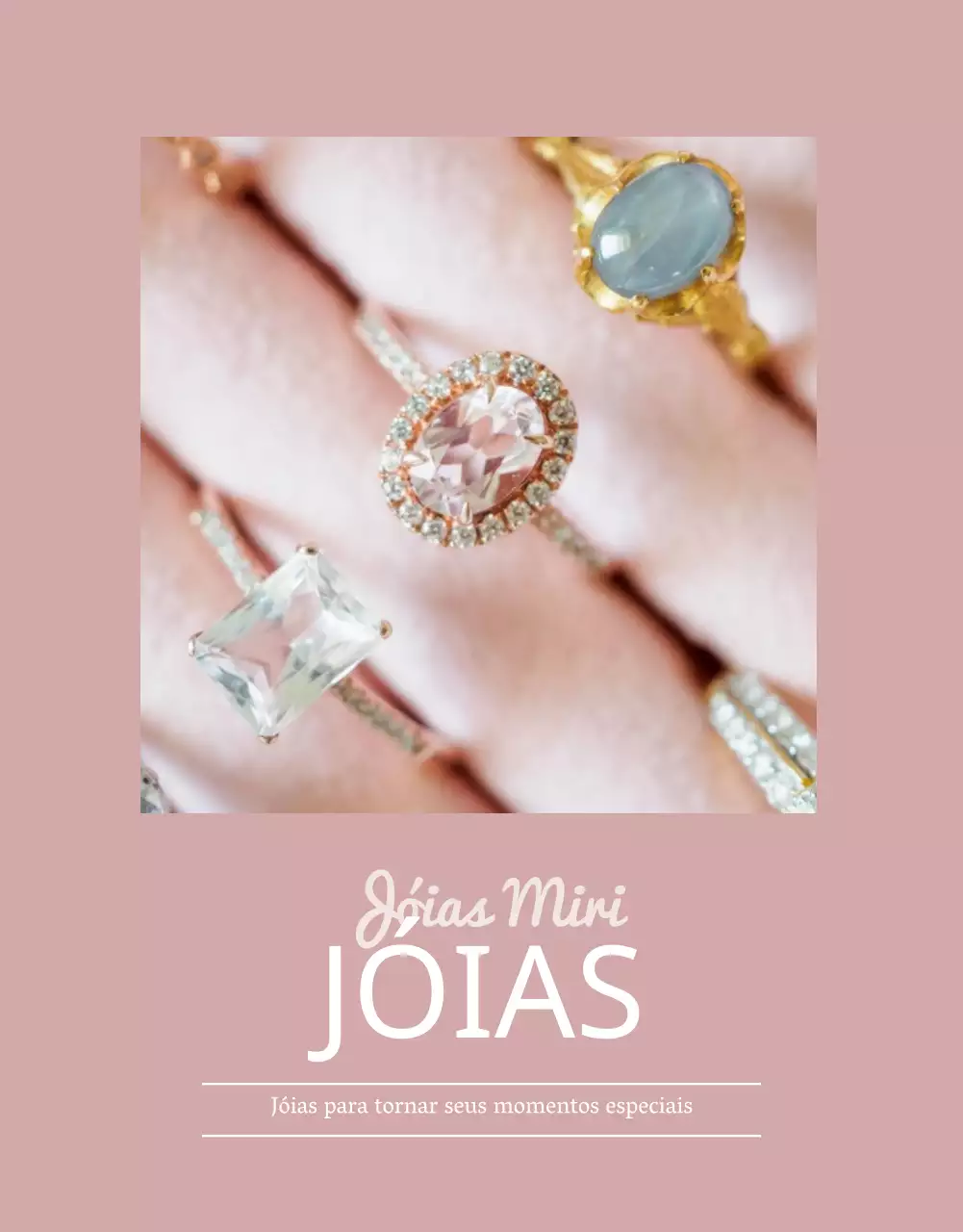 Página de pormenor das jóias