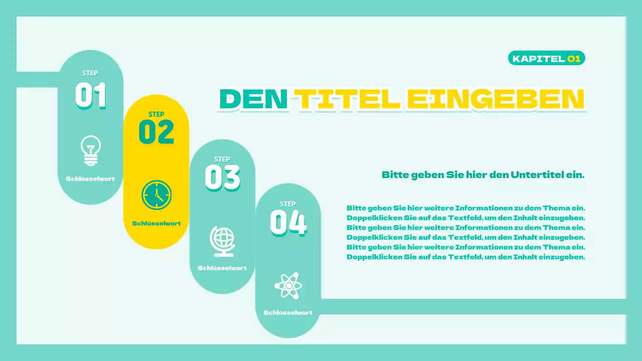 Saubere Präsentation der Minze