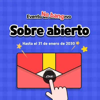 Cuadrados de redes sociales del evento del sobre de Año Nuevo en azul y rojo