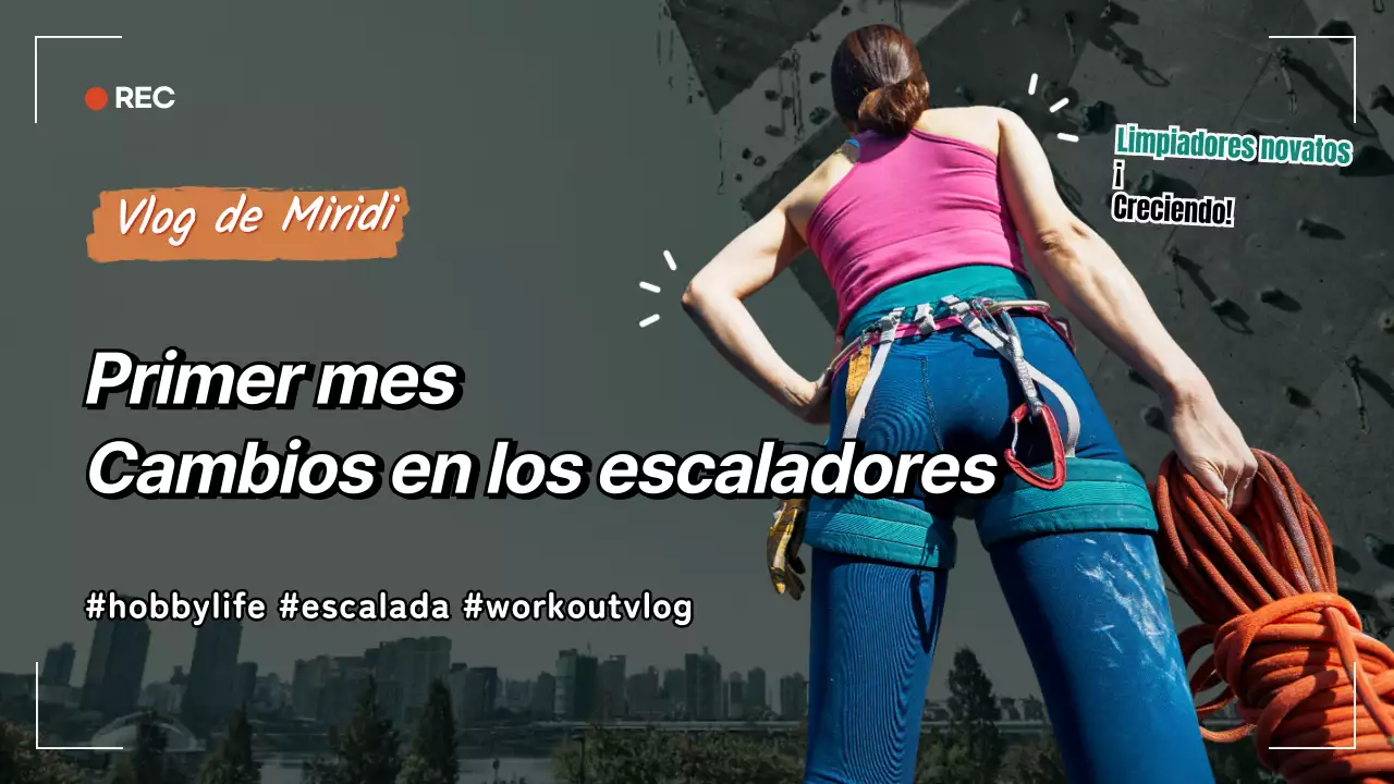 Un vlog en blanco y negro de su afición a la escalada