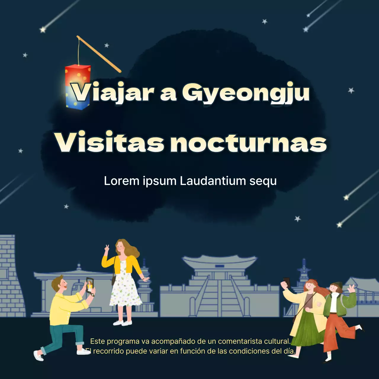 Promoción de Namsaektone de la gira nocturna de carreras