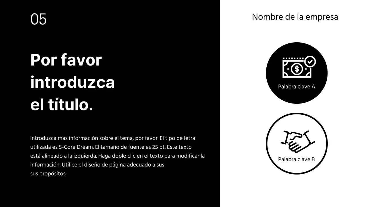 Presentaciones comerciales