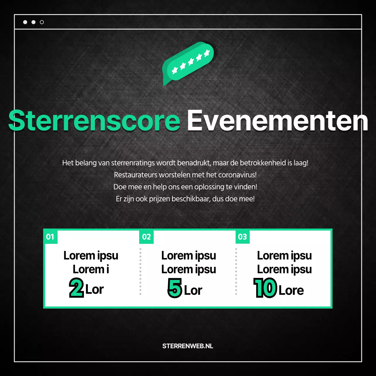 Turquoise en zwart sterrenkaartnieuws