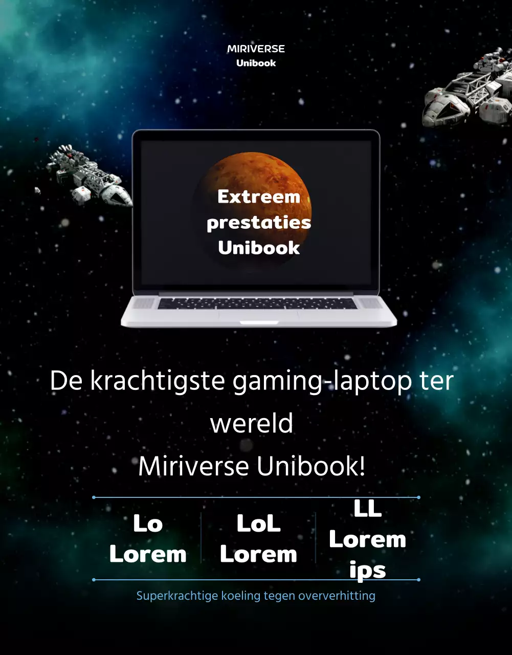 Meer informatie over BlackTone Space Ultimate Performance Gaming Laptop