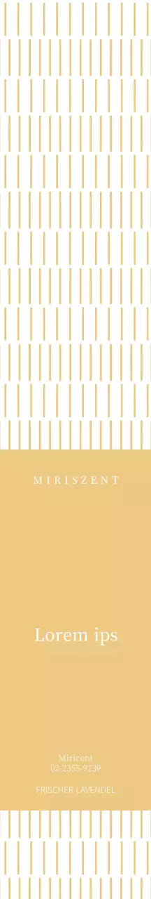 Geschenkpapier mit gelbem Muster Hintergrund