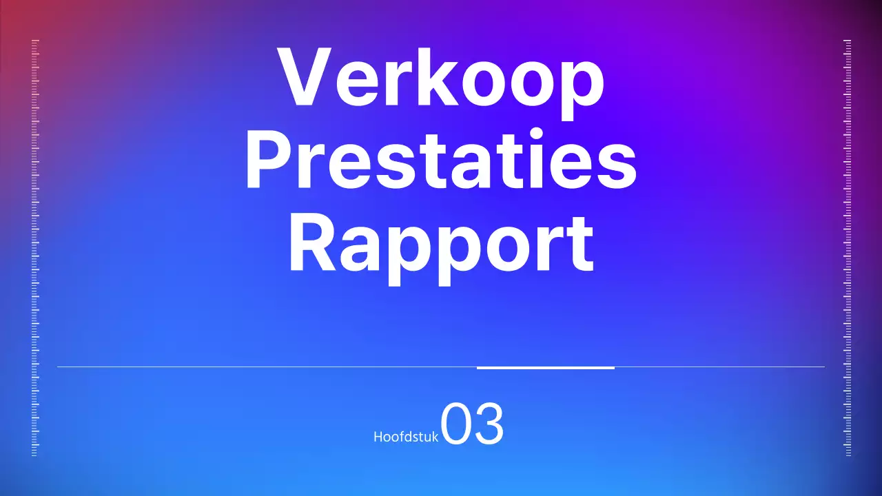 IR presentatie met zwart, blauw en rood kleurverloop bedrijfsconcept