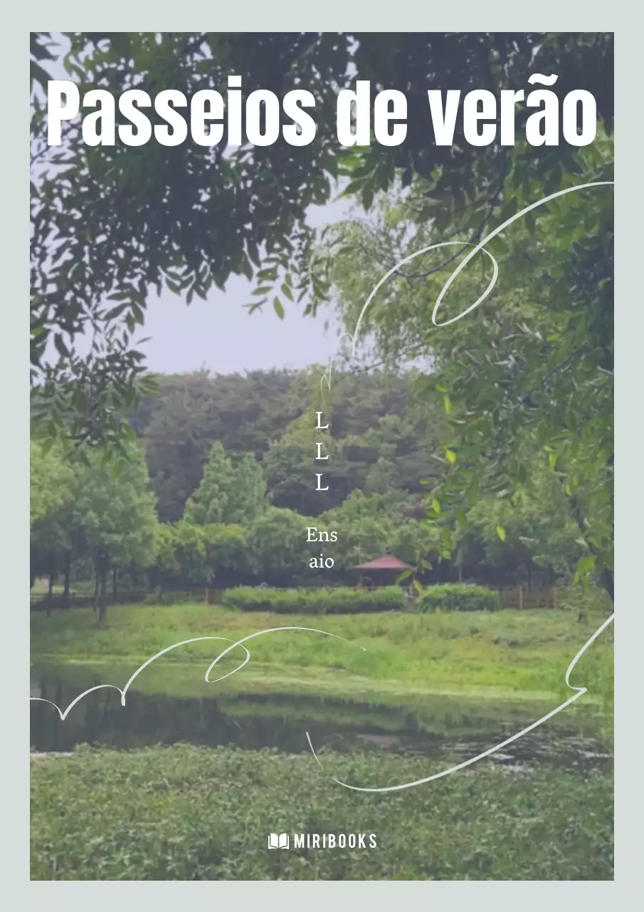 Capa com imagem verde