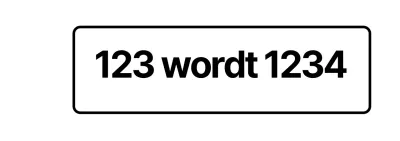 Wit eenvoudig autonummer