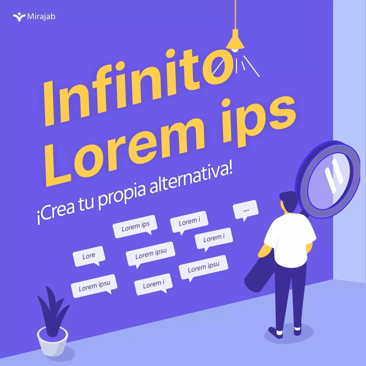 morado amarillo ilustración desarrollo personal proyecto paralelo cardnews