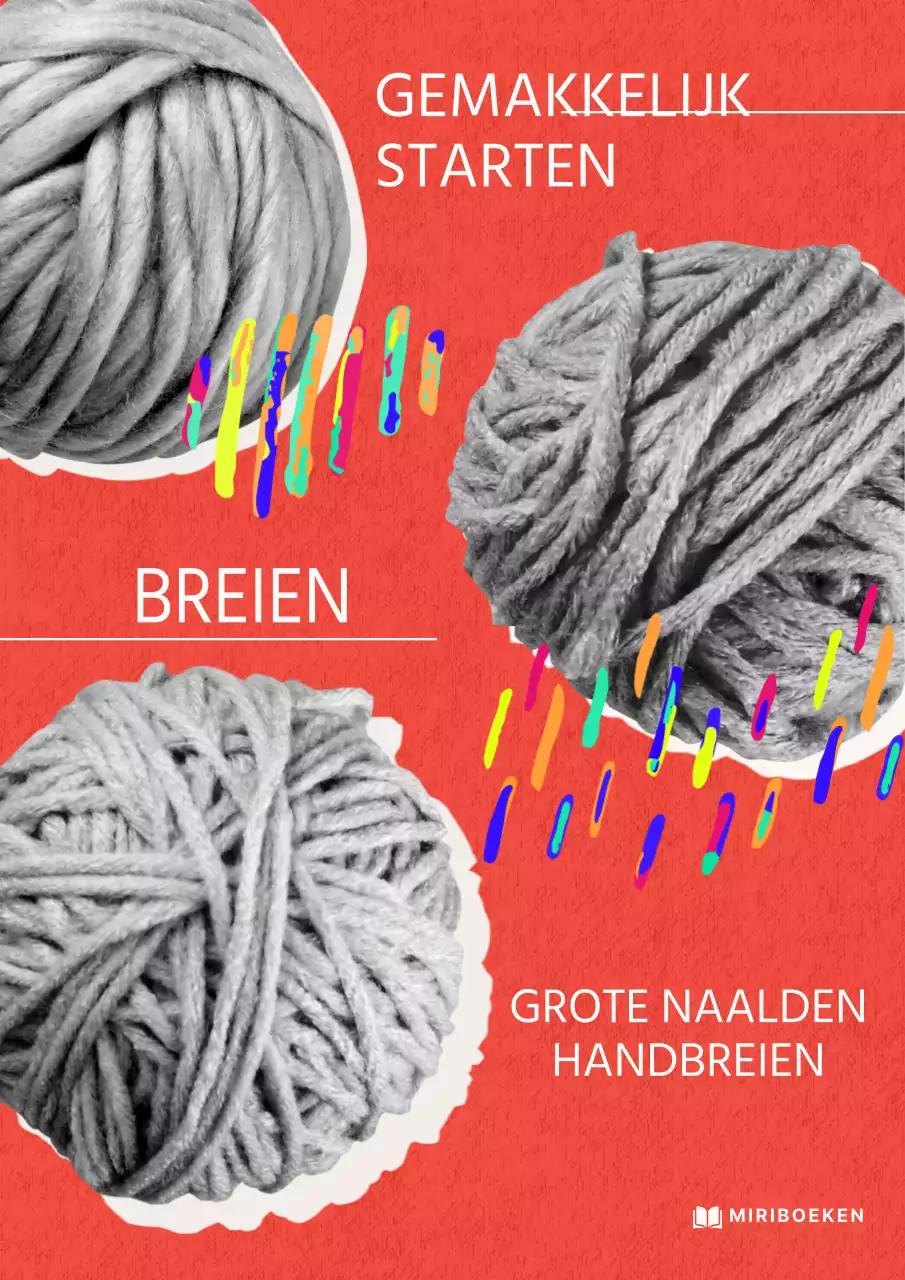 Pop-art cover in rood