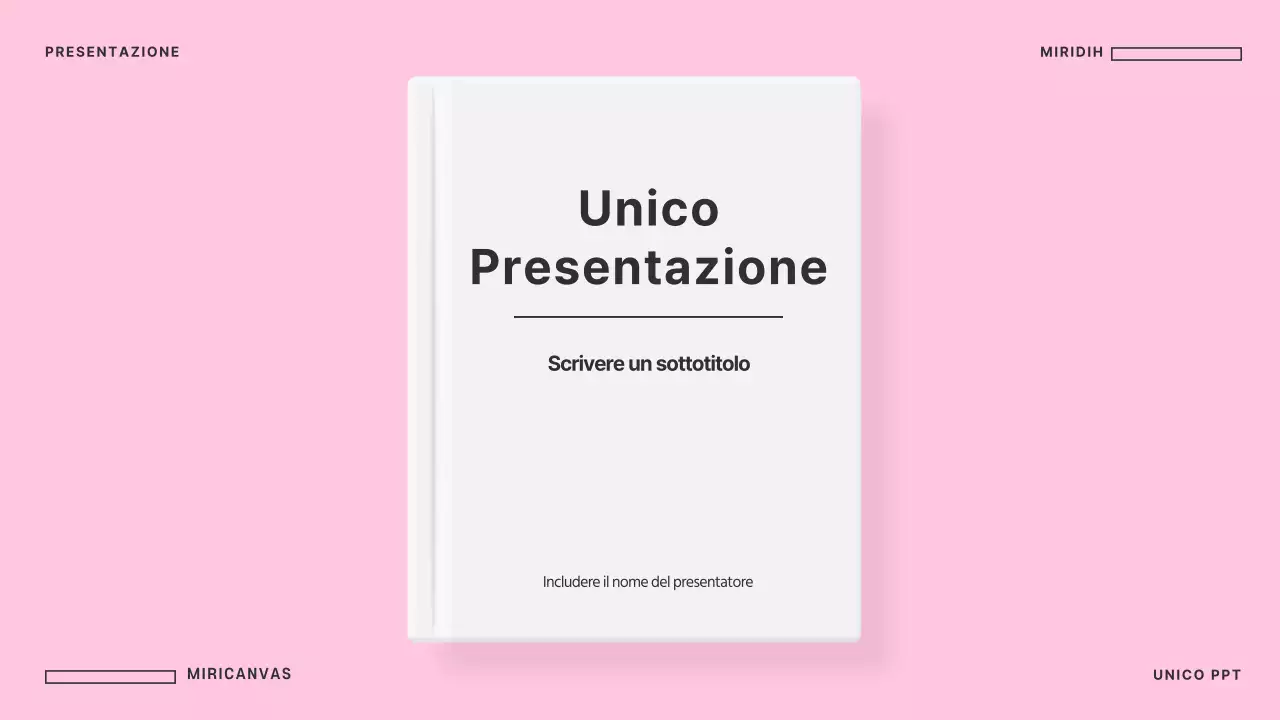 Presentazioni uniche