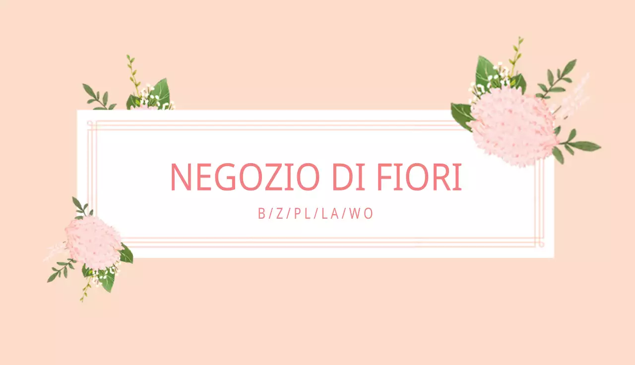 44729_Biglietto da visita a forma di fiore