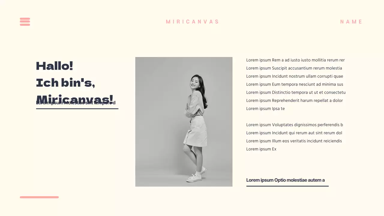 Einzigartige Präsentationen