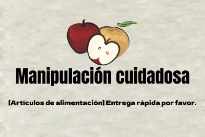 Manipulación cuidadosa