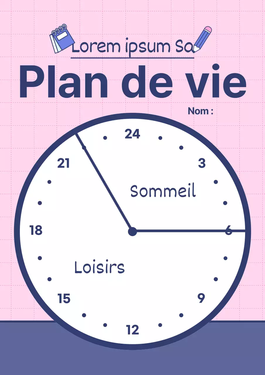 Planificateur de vie