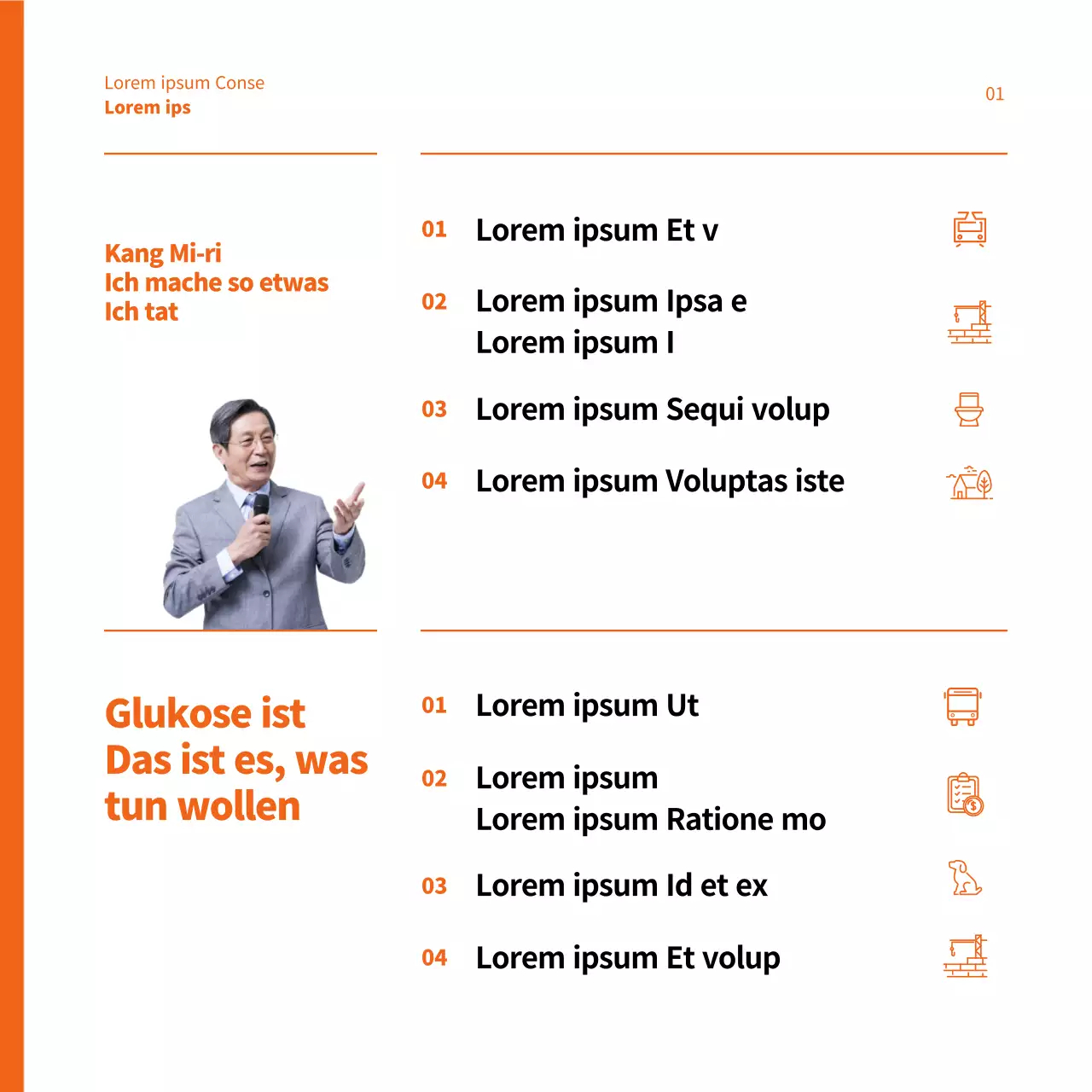 Orange hervorgehobene Stellen für Wahlhelferinnen und Wahlhelfer