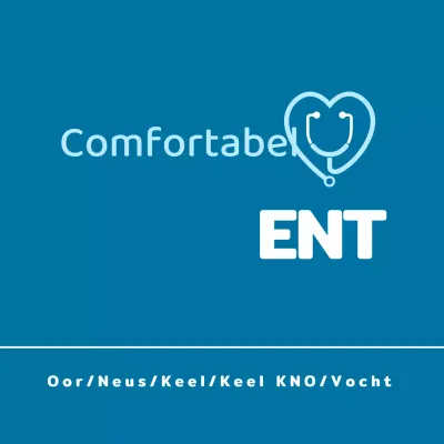 KNO-kliniek met een blauw basislogo