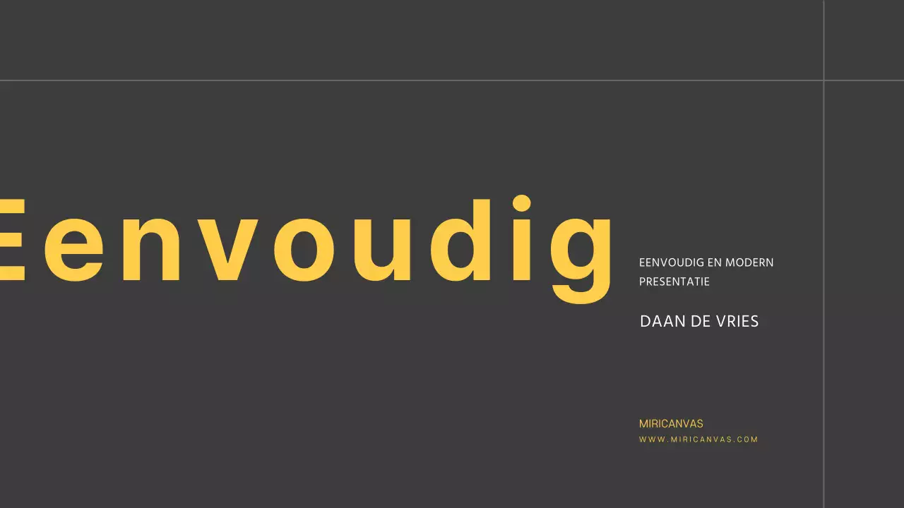 Eenvoudige presentaties