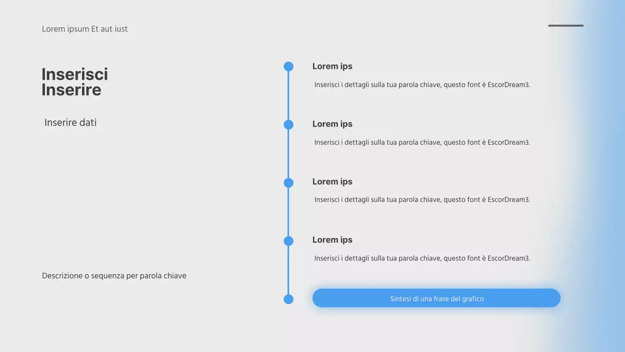 Presentazione sfumata del gradiente